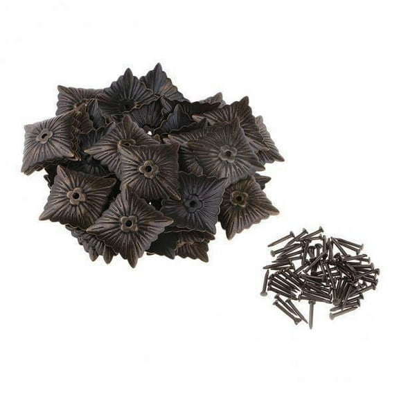 HOMYL 2-4pack 50 Pieces Square Tacks Nails Stud Pins Sofa Furniture Wall Upholstery 3 Pcs