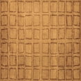 thumbnail image 1 of Ahgly Company Indoor Square Abstract Brown Modern Area Rugs, 6' Square, 1 of 4