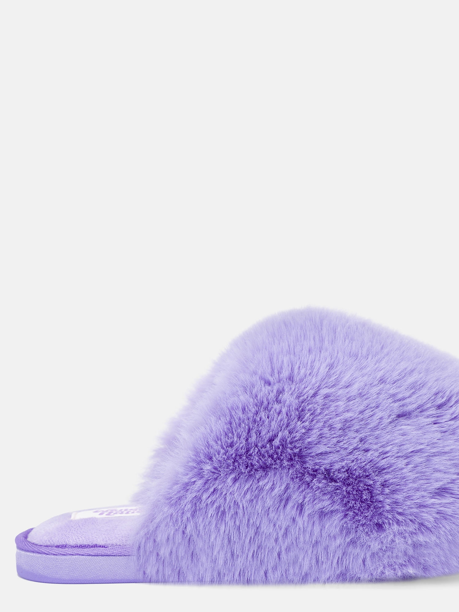 Wonder Nation Toddler, Little & Big Girls Faux Fur Puff Slippers