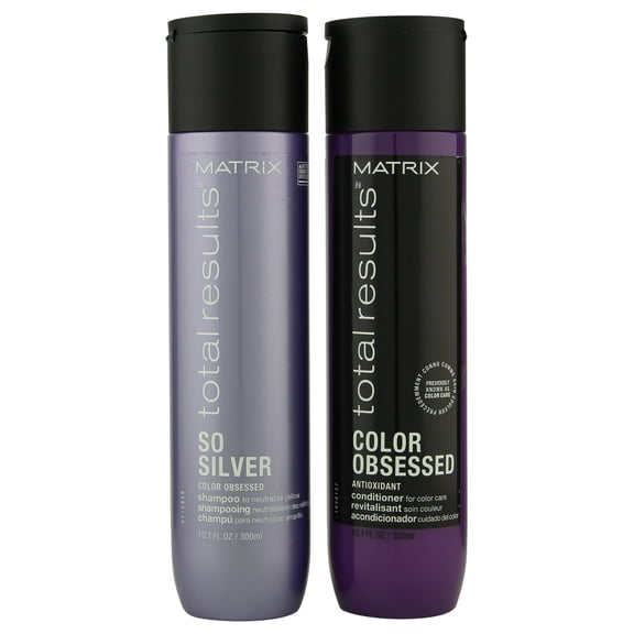 Matrix Total Results So Silver Shampoo & Color Obsessed Conditioner 300 ml