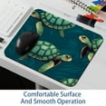 thumbnail image 6 of Turtle Printed Gaming Mousepad Desk Pad, Square 8.3x9.8 Inch Non-Slip Rubber Bottom Mouse Mat for Office and Gaming, 6 of 6