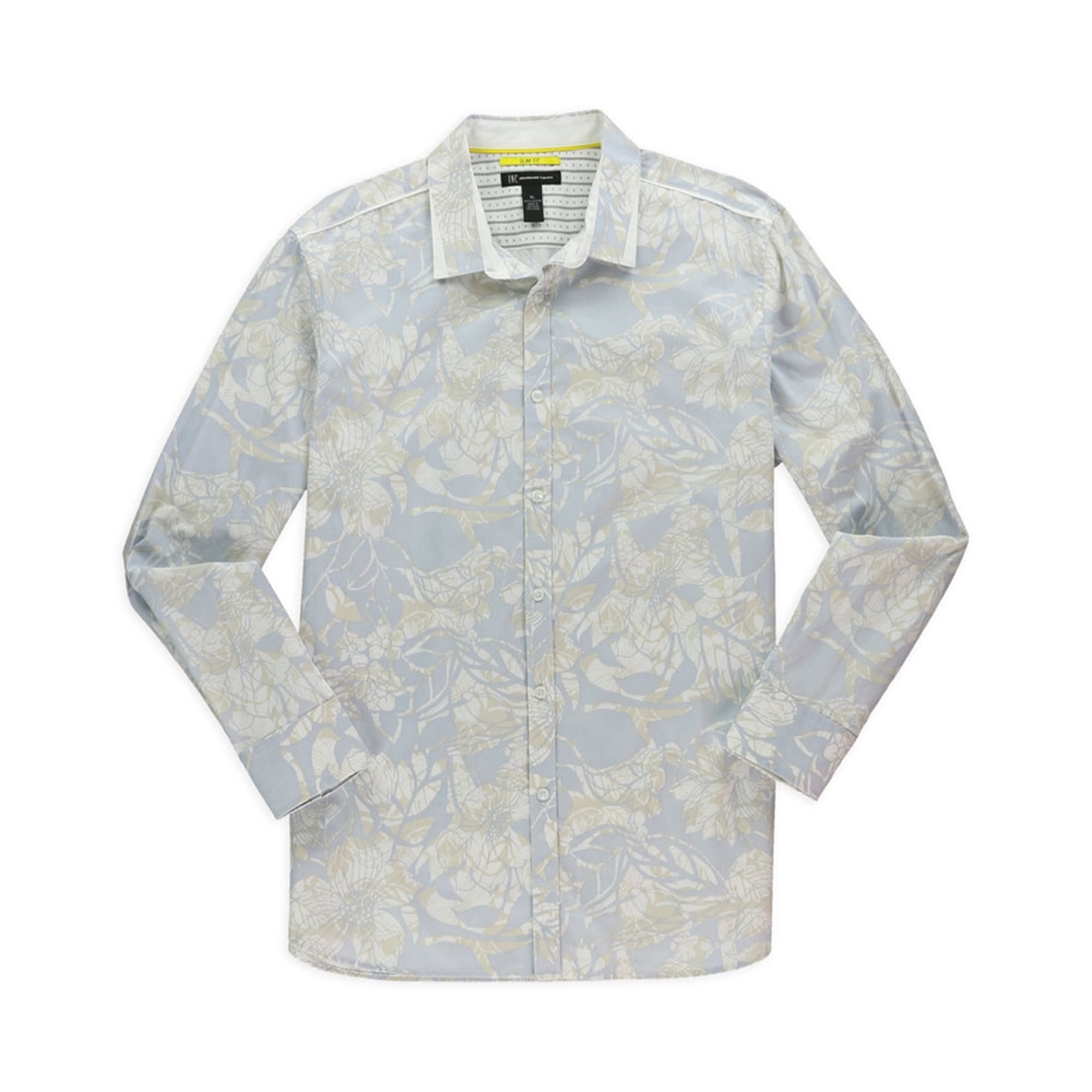 INC Mens SlimFit Print Button Up Shirt