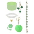 thumbnail image 2 of yuksok Cup Accessory Set Cute Keychain Charms for Outdoor Activities Travel Handbag Green, 2 of 9