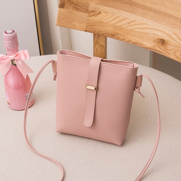 Bolso pequeño Bolso de mujer Bolso bandolera pequeño fresco Bolso para teléfono móvil Bolso mini tipo cubo Bolso de mujer