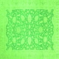 thumbnail image 1 of Ahgly Company Indoor Square Oriental Green Traditional Area Rugs, 3' Square, 1 of 4