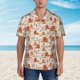 thumbnail image 2 of Fotbe Western Desert Nature Landscape Camisa Hawaiana para Hombre Unisex – Camisa Casual de Verano con Botones de Manga Corta de Algodón y Lino,Small, 2 of 7