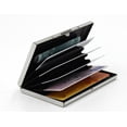 thumbnail image 1 of Card holder with compartment - Protects RFID - metal - wallet, 1 of 5