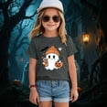 thumbnail image 2 of HCNTES Crew Kids Casual Short Sleeve T-Shirt Tops Little Boys Girls Halloween Clothes(R339-Dark Gray,7-8 Years), 2 of 5