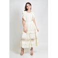 thumbnail image 5 of Vestido midi con encaje bordado Roman Fashion /Juvenil, 108 (Beige) beige G, 5 of 5