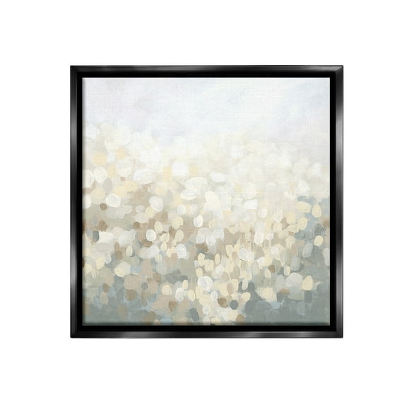 Stupell Industries Speckled Ombre Abstract Abstract Painting Black Floater Framed Canvas Art Print Wall Art, 18 x 18