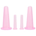 thumbnail image 1 of Juego de terapia de ventosas faciales de 4 piezas, ventosas de silicona anticelulíticas para masaje facial y de ojos (2 pequeñas + 2 grandes), 1 of 5