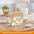 thumbnail image 6 of Yayeee Napkin Holder for Table Kitchen Paper Tissue Organization, White Watercolor Oranges, 6 of 8