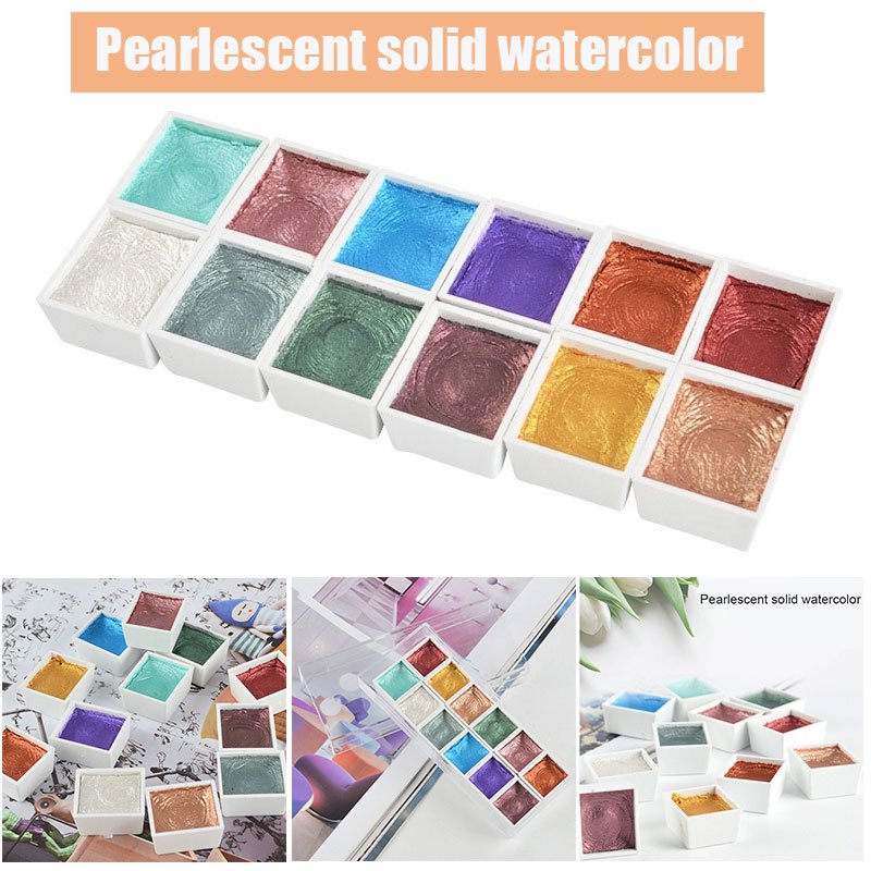 glitter watercolour paint