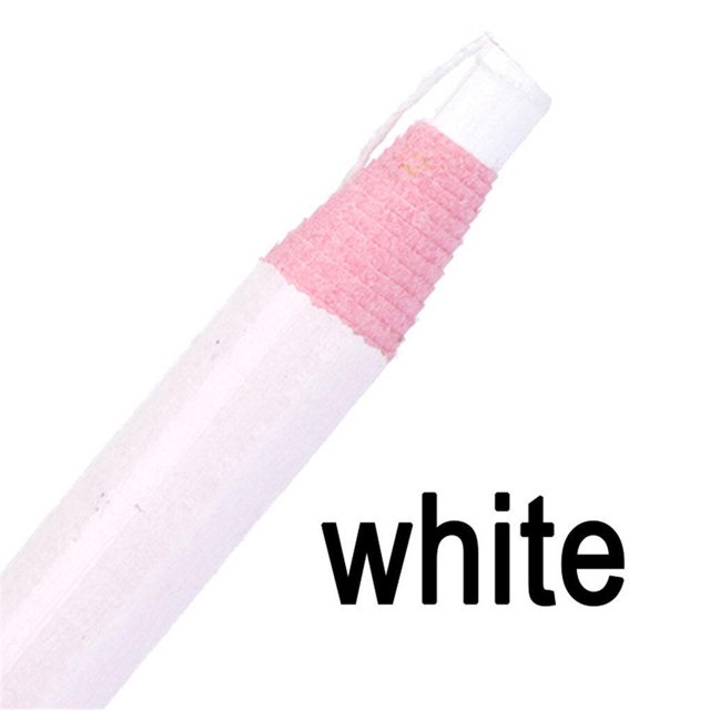 Tailor Chalk Dressmaking Clothes Making Sewing Marker Fabric Marking Pencil for Pencil Scribing Pen DIY Crafting Handmade Accessories Color Random White