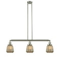 thumbnail image 2 of Innovations Lighting 213-S Chatham Chatham 3 Light 39" Wide Linear Chandelier - Nickel, 2 of 7