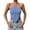 bleu, variante sur Xuewenshw Haut Aguichant pour Femme à Lacets avec Poche au Ventre, Col Suspendu, Haut, Gilet, Justaucorps, Haut Femme