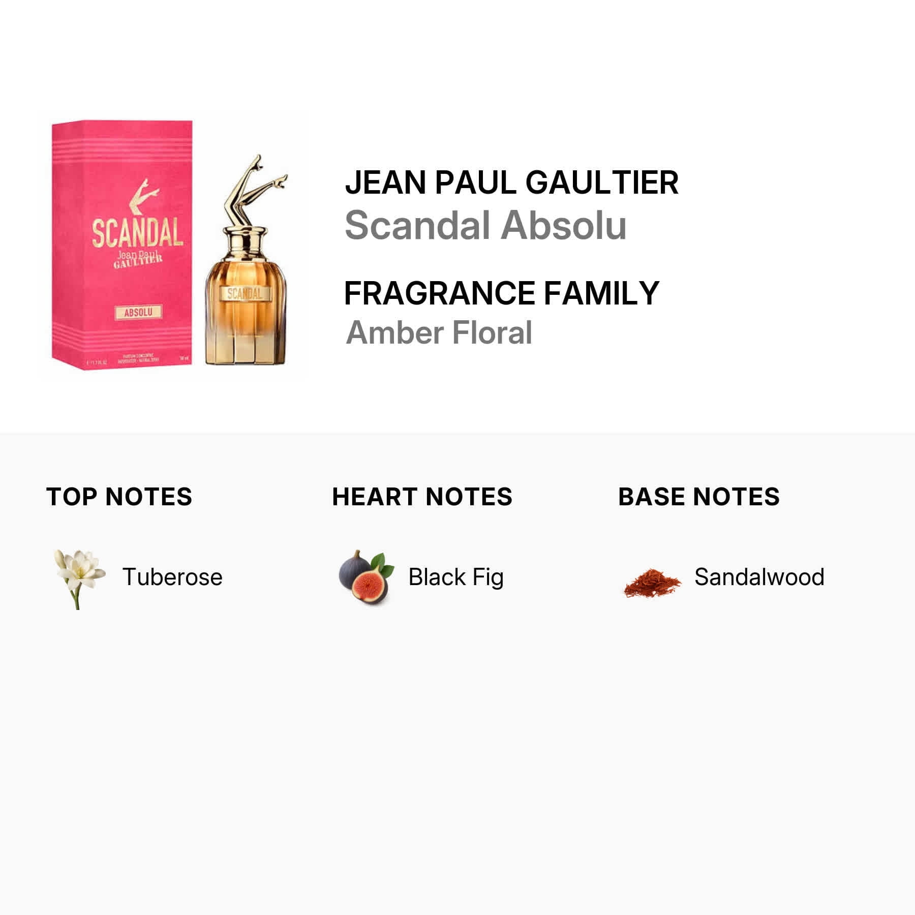Jean Paul Gaultier Ladies Scandal Absolu Parfum 1.7 oz Fragrances