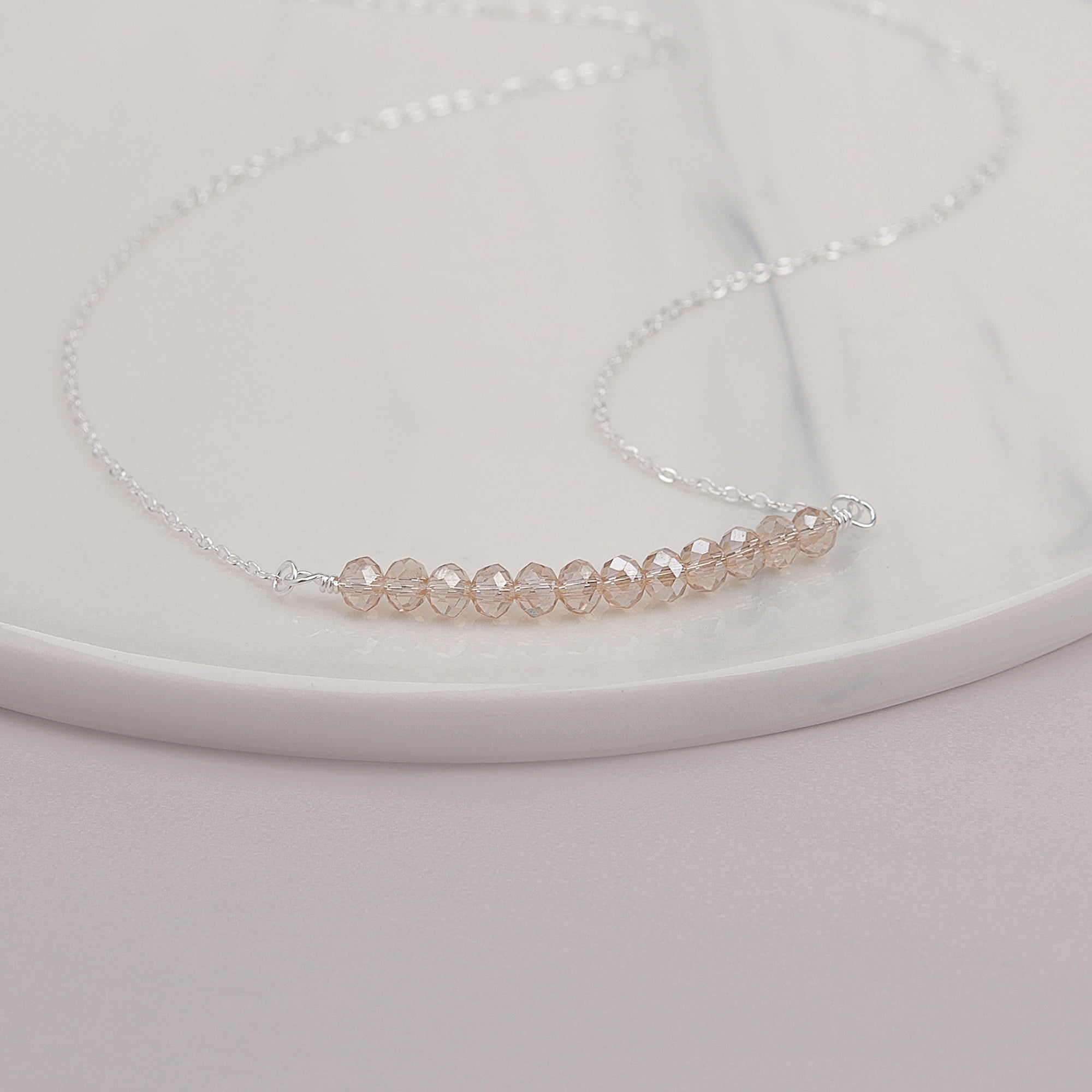 Anavia 12th Birthday Gifts for Girls,Custom 12 Beads 925 Sterling Silver Necklace for 12 Year Old Girl, Bat Mitzvah Gift for Girl -[Custom Card]