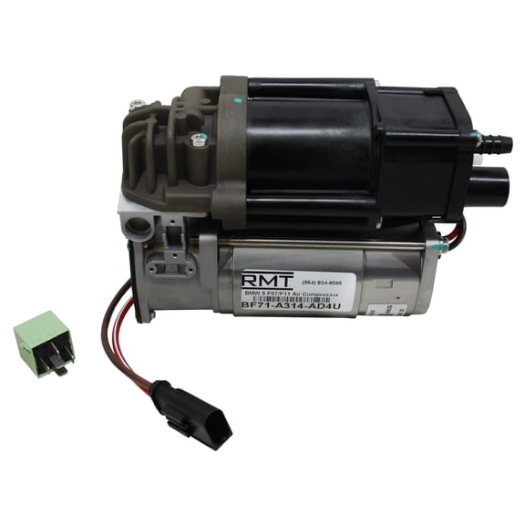BMW 5-Series (F11) Touring Wagon 2010-2015 / 7-Series (F01-F04) 2009-2014 NEW RMT OE Air Suspension Compressor & Relay Kit (37206789450)
