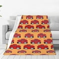 thumbnail image 1 of Balery Red Cars Manta de Felpa Suave y Acogedora – Cobija de Franela Aterciopelada para Cama, Lavable y Cálida para Sofá, Mascotas, Transpirable-50"x40", 1 of 7