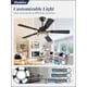 thumbnail image 4 of Ventilador de techo Fanbulous 122 cm con luces y control remoto de 6 velocidades, 4 of 7