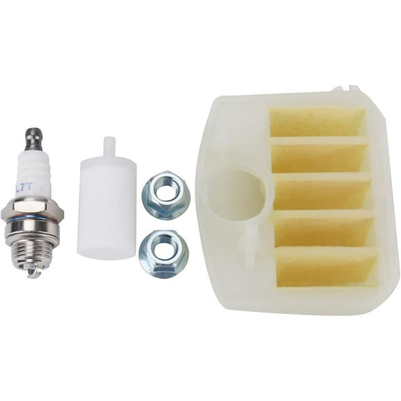 Air Filter Bar Nuts Fuel Filter Spark Plug for Husqvarna 340 345 346 XP 350 351 353 Chainsaw