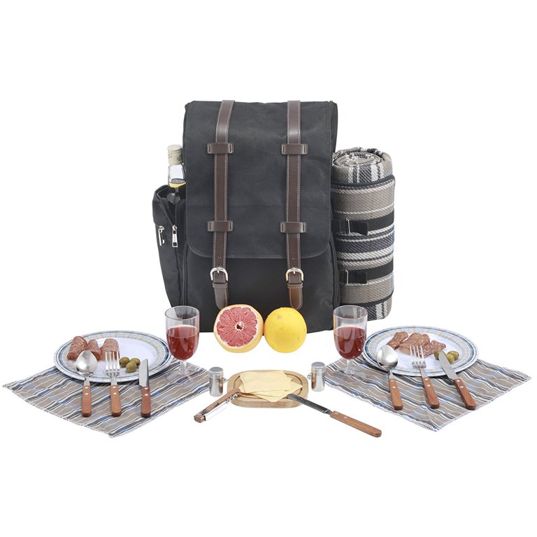 Picnic bag Portable camping backpack with cutlery refrigerator bag