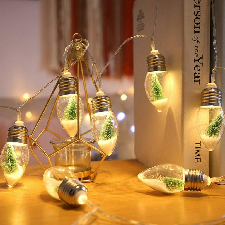 Battery Operated Christmas Lights - 10 Clear Battery Operated Mini