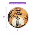 thumbnail image 5 of Trick or Treat Labrador Retriever Needs Candy Happy Halloween Night Ceramic Round Ornament Lab Dog Lover Gifts Home Tree Decor - 02020, 5 of 5