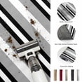 thumbnail image 5 of Large Area Rugs 6'x9', Black Gray Striped Carpet Runner Indoor Outdoor Rugs Home Decor Aesthetic, Contemporary Minimalist Lines Art Non Slip Mats Washable Accent Rug for Living Room Bedroom, 5 of 8