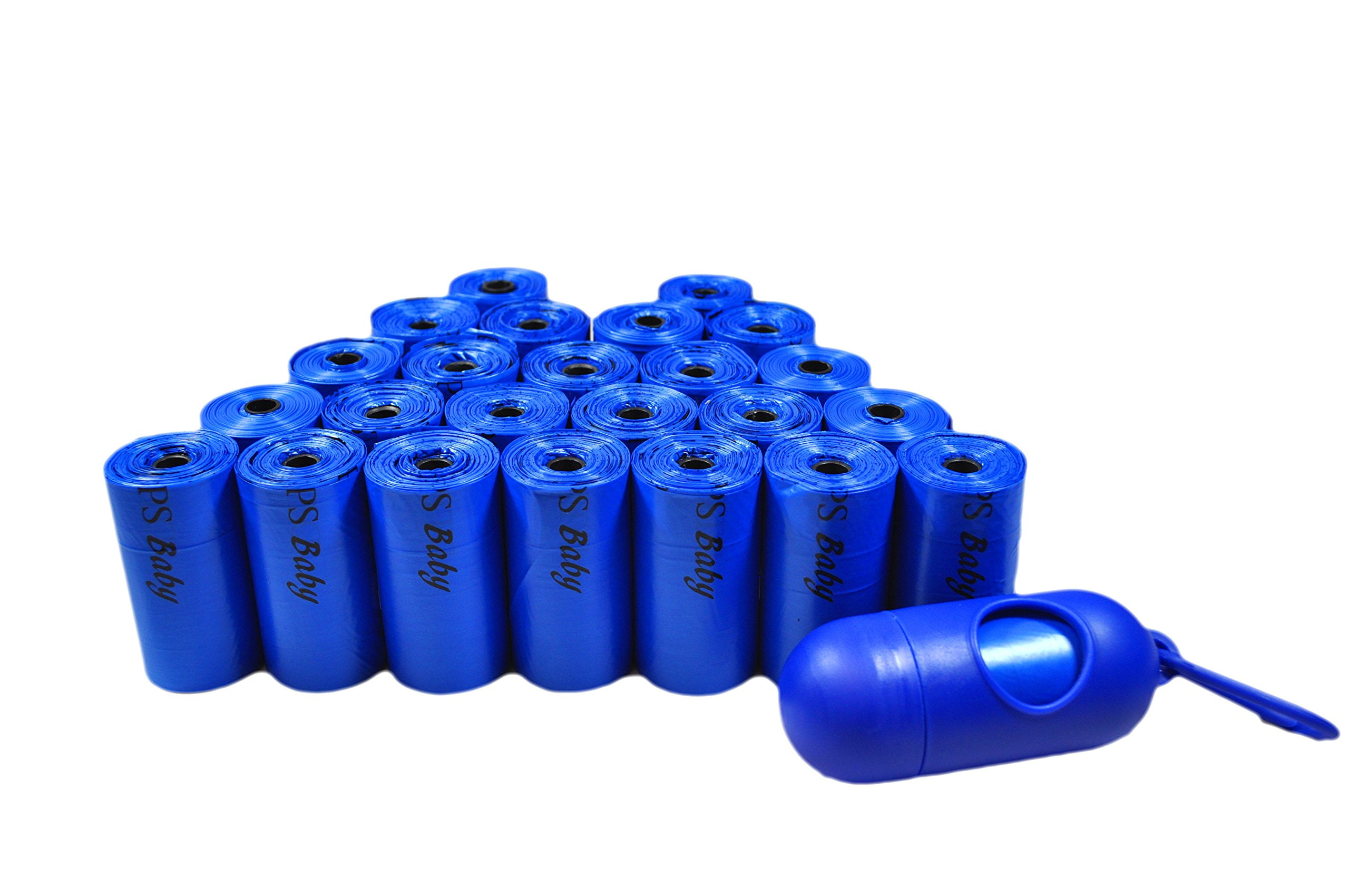 Disposable Diaper Refill Bags with FREE Dispenser, Unscented (Blue, 500