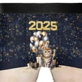 thumbnail image 4 of Happy New Year Scottish Fold Welcome 2025 Balloon Firework Party All Over Print Boxer Briefs Underwear for Men Dad Cat Lover Kitten Owner Gifts - 01014, 4 of 6