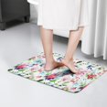 thumbnail image 4 of Pioneer Flower Floral Print Flannel Non Slip Door Rugs,Washable Door Mats Indoor,Decorative Door Mats,Dirt-Resistant and Absorbent Doormat for Entrance,Bedroom,Kitchen,Bathroom,31.5"x17", 4 of 4
