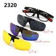 thumbnail image 2 of Gafas de sol polarizadas 5 en un clip gafas de montar gafas de sol coloridas marco de miopía para hombres y mujeres, 2 of 5
