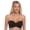 Black, variant on Dominique Bella Strapless Bra #3600 - Seamless Hidden Underwire Convertible Bandeau Bra with Clear & Matching Straps