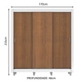thumbnail image 3 of Ropero Closet Madesa Lyon 3 Puertas Corredizas con Pies B/M, 3 of 5