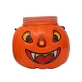 Home Decor, Kitchen, & Other, Halloween Tote with Lid Pumpkins Bucket