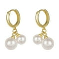 thumbnail image 5 of Jacenvly 2024 Earrings for women Pearl Earrings Temperament Size Pearl Earrings Jewelry Organizer Gold, 5 of 8