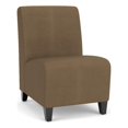 thumbnail image 1 of Lesro Ravenna Lounge Reception Armless Guest Chair in Brown, 1 of 5