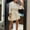 X-66Gold, variant on YMNXA Women's Dress Long Sleeved Round Neck Solid Color Sequin Lace Up Stylish Comfortable Dresses For Party Black L