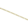 thumbnail image 4 of Genuine 14K Yellow Gold 2.85mm Solid Plain Figaro Link Chain Necklace 16 Inch, 4 of 7