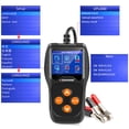 thumbnail image 2 of Probador profesional KW600 para baterías de auto - Analizador de carga automática 100-2000 CCA, prueba alternador y sistema eléctrico en 12V con pantalla TFT a color, 2 of 6