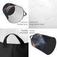 thumbnail image 4 of Cesto para ropa sucia Jon Snow, cesta de almacenamiento circular plegable impermeable con asa, cesta organizadora de juguetes para ropa sucia, decoración para dormitorio, baño pequeño, 4 of 8