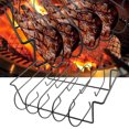 thumbnail image 5 of SPRING PARK Barbecue Grill Net, Non-stick Square Steak Rack Meat Grill Stand Roasting Rib Holder Barbecue Tool, 5 of 6