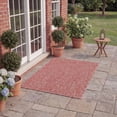 thumbnail image 5 of Safavieh Courtyard Mitre Geometric Indoor/Outdoor Area Rug, Red/Red, 2' x 3'7", 5 of 16