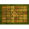 thumbnail image 1 of Ahgly Company Indoor Rectangle Abstract Yellow Modern Area Rugs, 6' x 9', 1 of 4