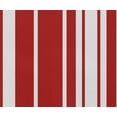 thumbnail image 2 of Tissu Taffetas Imperméable d'Extérieur par 5 Yard - Soimoi Imprimé à Rayures Rouge / Résistant aux UV / Idéal pour Housses de Coussins, Imperméables, Rideaux de Douche et Plus / Largeur 56 Pouces, 2 of 7