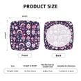 thumbnail image 5 of Rateoe cute Skull rainbow mushroom Pattern Square Couch Cushion Covers, Sofa Furniture Protector Slipcover with Bottom Tie rope, Soft Non-Slip Non-Wrinkle Non-Sticky-Two Pieces, 5 of 7