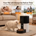 thumbnail image 5 of Tolobeve Automatic Cat Feeder, 135oz Timed Portion Control for Cats & Small Dogs, White, 5 of 7
