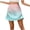 Sky Blue, variant on Skirts for Women Plus Size Gradient Printed Zipper Casual Zipper Versatile Comfortable A-Line Mini Skirts
